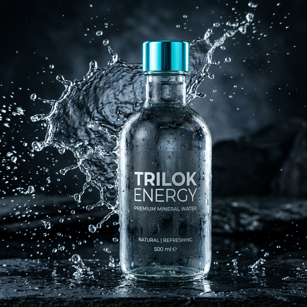Trilok Energy Premium Glass Bottle